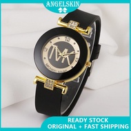 Ladies MK Watch Rhinestone Silicone Casual Women's Watch Jam Tangan Wanita