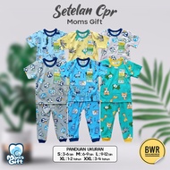 Moms Gift CPR Zootopia Set (1-4 years) Children's Pajama Set - BWR