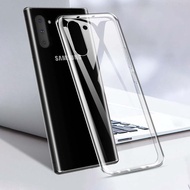 For Samsung Note 8 9 20 20Ultra 10 10Plus Ultra Thin Transparent Silicone Soft TPU Clear Shockproof Case Cover