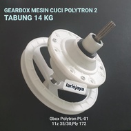 GEARBOX MESIN CUCI POLYTRON 14 KG PWM-1401 2 TABUNG