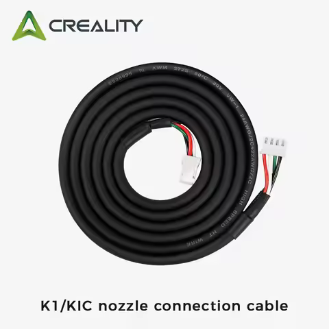 Creality printer K1/K1C Nozzle Connection Cable _4P Color _Drag Chain Cable 120cm 1pc for K1/K1C Ori