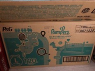 幫寶適 一級幫 pampers L號黏貼尿布120片 可累積點數