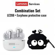 Lenovo LE208 Minimalist Business Wireless Bluetooth Earphones With Protective Case, Bluetooth 6.0 In