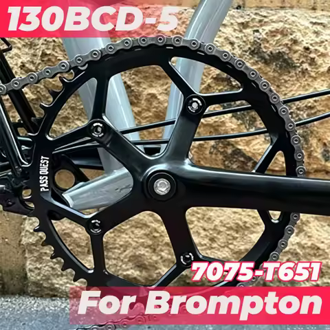 130BCD Chainring 5 Screws For Brompton Chainring 53 39 54 40 42 44t 46t 48t 50 52t 54t 56t 58t 60t N