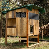 15W 12V Solar Fans IP65 Waterproof Exhaust Fans Kit for Chicken Coop Greenhouse [freestyle01.my]