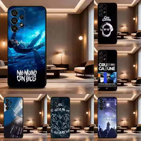 Cruz Cafune Me Muevo Con Dios Phone Case For Samsung Galaxy A73,31,32,72,41,53,52,71,22,5G,Note,J7,8