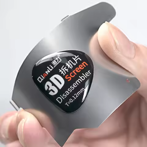 QianLi 3D Mobile Phone LCD Screen Spudger Opening Pry Card Ultra Thin Flexible Disassemble Steel Met