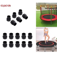 [tishita] Round Mute Trampoline Leg Cap Rubber Protector Non Slip Floor Cushion for Trampoline Bed S
