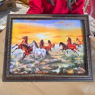 Photo Frame 8 Horse Views Home Decoration Shop Gift Souvenir Retirement Give As Gifts For Various Oc