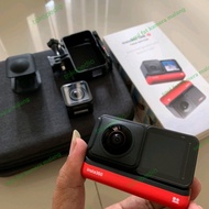 action cam insta 360 second like new