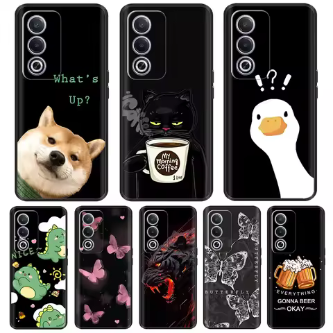 For OPPO A80 A3 Pro 5G Case for Oppo A3 Energy Cover CPH2639 CPH2665 Fashion Flowers Love Painted Ca