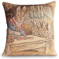 歐洲皇家緹花抱枕 針織限量2個 彼得兔 彼得一家人A 正版英國插畫
