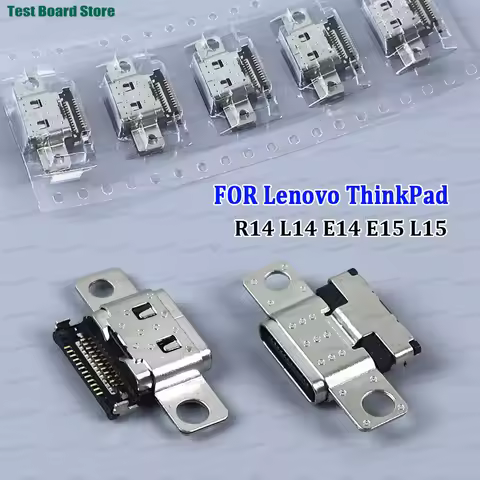 2/5/10pcs For Lenovo ThinkPad R14 L14 E14 E15 L15 DC Power Socket Connector Type-C USB Charging Sock