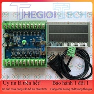 Mitsubishi FX2N PLC circuit Board set comes with 7-segment LED HMI 2x7 programmable numbers GX Works