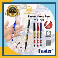 Faster Name Pen 700 / Faster Permanent Marker Pen M-F-700 (1.0mm)