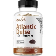 Atlantic Dulse 10:1 Extract - 375mg Per Capsule - 10x More Than Atlantic Dulse Flakes - 60 Tasteless