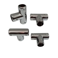 T GLASS CLAMP PIPE CONNECTOR BRASS PIPE CONNECTOR SS