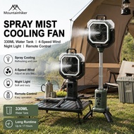 Mountainhiker Upgraded 2026 Portable Misting Fan — Outdoor Camping Fan 20000MAH