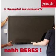 GANTUNGAN Aoki LED LCD TV Bracket move up and down Inch Suitable 10-45 inch 2 Way Universal TV Brack