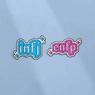 INFJ ENFP MBTI Enamel Pin Cute Personality Type Brooch Lapel Badges Clothing Accessories Gifts for F