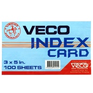 VECO INDEX CARD 3X5