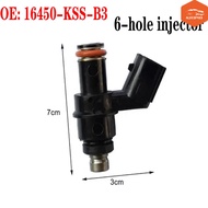 16450-KSS-B31 Fuel Injector 6 Holes 75CC Nozzle Sprayer For Honda for WAVE 110 I 2010 CZ-I Motorcycl