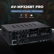 - Sunbuck Audio Amplifier Bluetooth HiFi USB Adjustable USB MP3 FM 1000W - AV-MP326BT PRO -