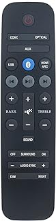 A1037-26BA-004 Replacement Remote Control fit for Philips Home Theatre Soundbar A1037 26BA 004 HTL3140B HTL3140 Htl3110b Htl3110