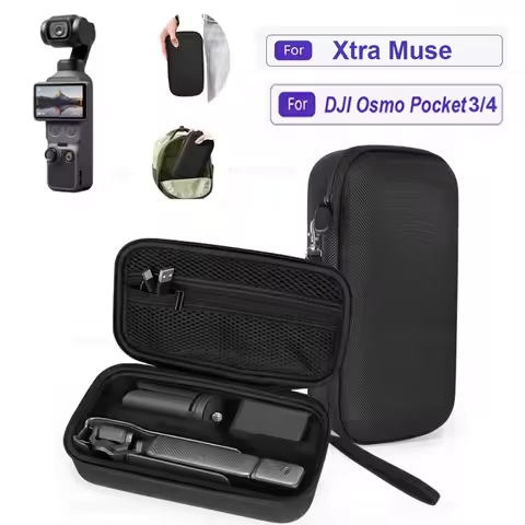 Portable Carrying Case for DJI OSMO Pocket 3/4/Xtra Muse Accessories Hard Shell Protective Bag Box w