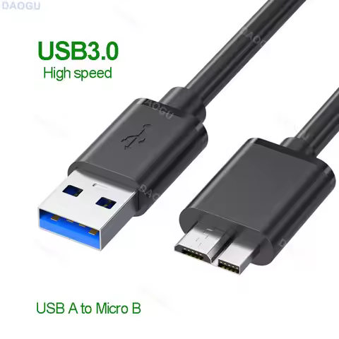 USB 3.0 Type A to Micro B Cable Connector Fast Charging Data Cord USB A to Micro B Cable Short Adapt
