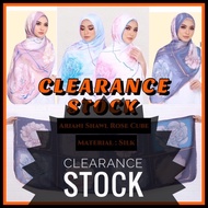 🧕🏻 { CLEARANCE STOCK } Ariani Shawl Rose Cubic With Diamond Inspired Copy Ori