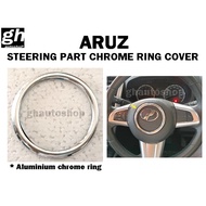 ARUZ steering part chrome ring cover