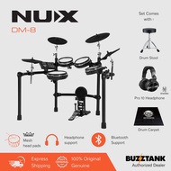 NUX DM-8 Flagship Professional Digital Electronic Drum Kit for Stage Performance and Studio