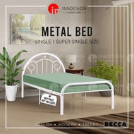[LOCAL SELLER] BECCA SINGLE / SUPER SINGLE METAL BED FRAME (DELIVER WITHIN 3-5 WORKING DAYS)