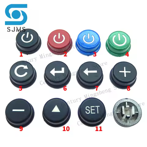 10pcs A24 Tactile Push Button Switch Cap Adapted for B3F-4055 12*12*7.3mm Tact Micro Tact Switches W