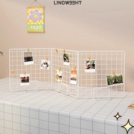 LINDW99HT Display Rack, with Base Metal Storage Rack, Modern Grid Grid Frame Jewelry Booth Rack For 