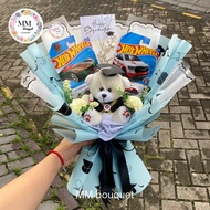 Hotwheels graduation doll bouquet - hotwheels bouquet - graduation bouquet - graduation bouquet