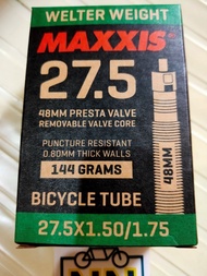 Ban Dalam 27.5 X 1.50 - 1.75 Maxxis Presta Valve Pentil Kecil Sepeda