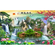 Lovely HD Son Thuy wall painting HZTU-Vol 2 (123) kim sa