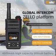 J93 Zello Walkie Talkie Real PTT 4G LTE โทรศัพท์บลูทูธโทรศัพท์มือถือ POC สองทางวิทยุระยะไกล100กิโลเมตรที่สะดวก