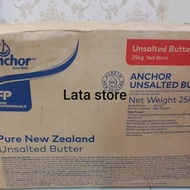 Terbaru Anchor Unsalted Butter 1 Karton (25Kg) Original Occinmapea
