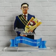 Plakat Custom, Plakat Akrilik, Plakat Wisuda, Tropy Akrilik