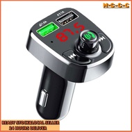 [SG] Car Transmitter Bluetooth 5.0 Car Mp3 Player Modulator Adapter TF Card Hands-free Dual USB Port