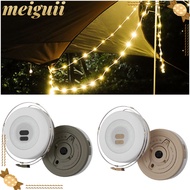 MEIGUII Retractable Led Light String, Hangable 7 Color Lighting LED Camping Fairy Lights, Outdoor 18