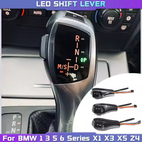 LED Gear Shift Knob Shifter Lever For BMW 1 3 5 6 Series E90 E60 E46 2D 4D E39 E53 E92 E87 E93 E83 X
