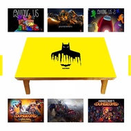 TRANSFORMER BATMAN AMONG US MINIECRAFT CHARACTER FOLDING CHILDREN'S STUDY TABLE
