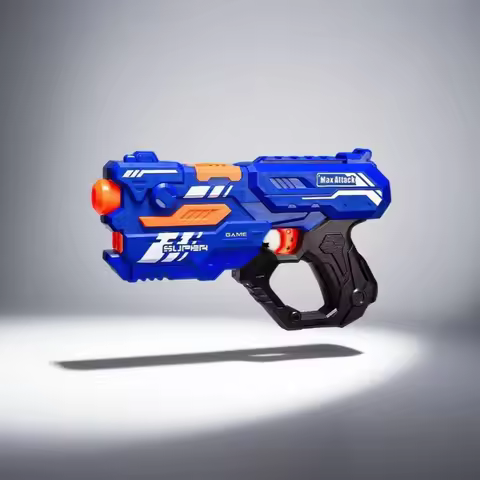 Soft Dart Gun for Kids with Safe EVA Bullets 10m Shooting Range 6 Darts Included Great for Outdoor P