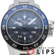 二手波爾表工程師系列碳氫化合物AERO GMT II 45毫米腕錶，型號DG2018C-S10C-BK，帶錶盒和保固卡，不銹鋼男士腕錶，黑色，拋光，狀況極佳。