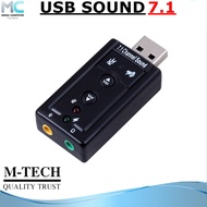 Usb Sound Card 7.1 M Tech