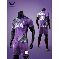 2122 Game Hot Assassin Second Away Purple Football Jersey Suit Male College Student Competition Trai